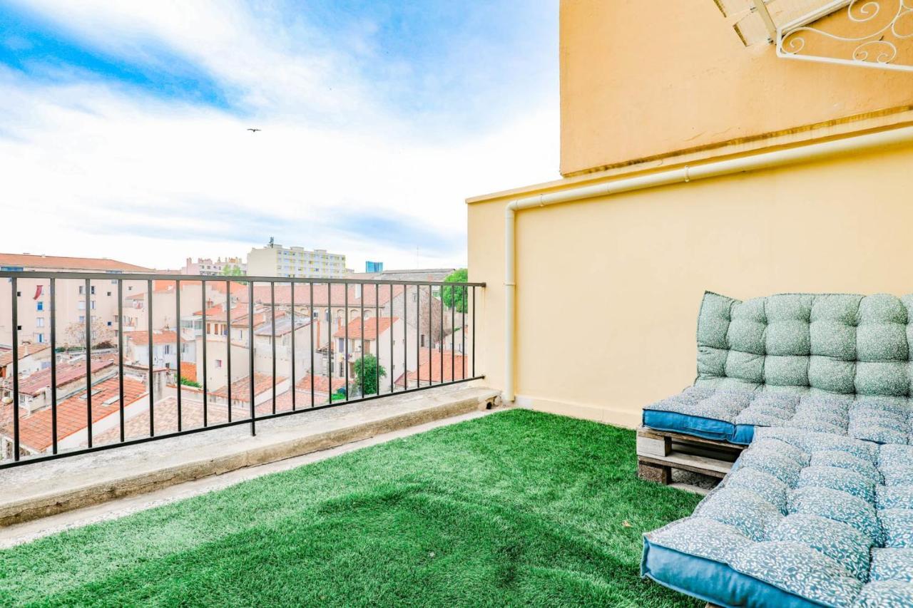 Terrasse Proche Belle De Mai Et Gare Saint-Charles Apartment Marseille Ngoại thất bức ảnh